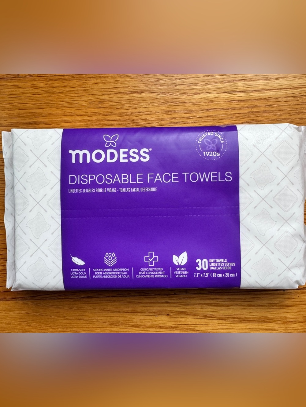 Disposable Face Towels – Purple
